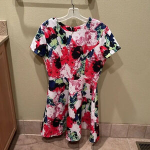 Milly womans colorful dress in a size 12